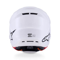 Alpinestars 2026 SM7 Solid Motocross Helmet White Glossy