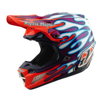 Troy Lee Designs Spring 2026 MX SE5 Composite Overspray Helmets Violet White