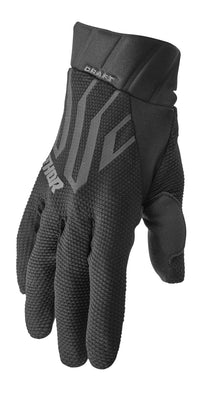 Thor Motocross Gloves CLEARANCE Draft Black