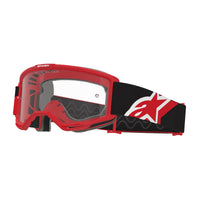 Alpinestars 2026 Vision OTG Motocross Goggles Red Black White Clear One Size