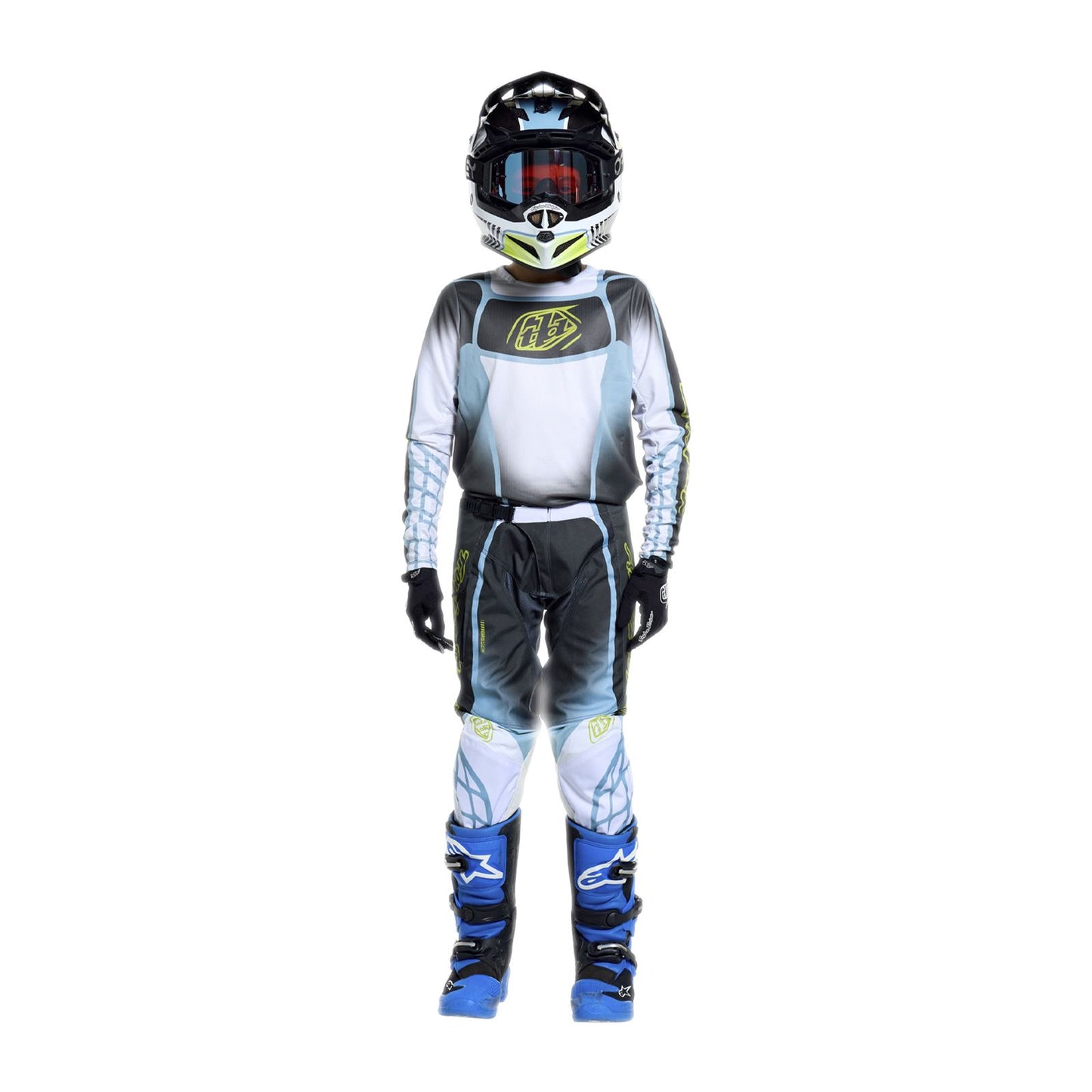Troy Lee Designs Spring 2026 Youth GP Pro Framework MX Combo Kit Carbon Grey