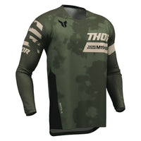 Thor 2026 Launchmode Bleach Black Camo MX Combo Kit