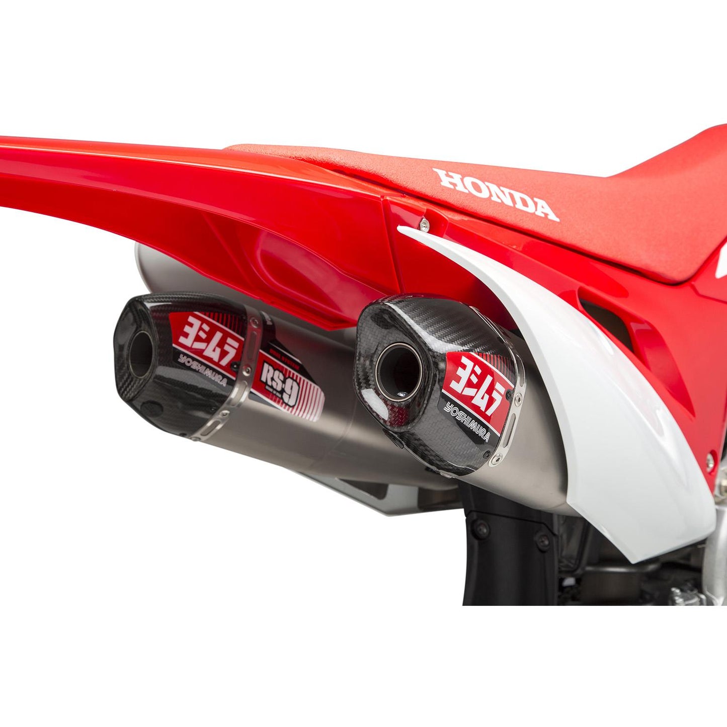 Yoshimura RS-9T Full Exhaust System Titanium Carbon Cap For Honda CRF 250R 2018-2021