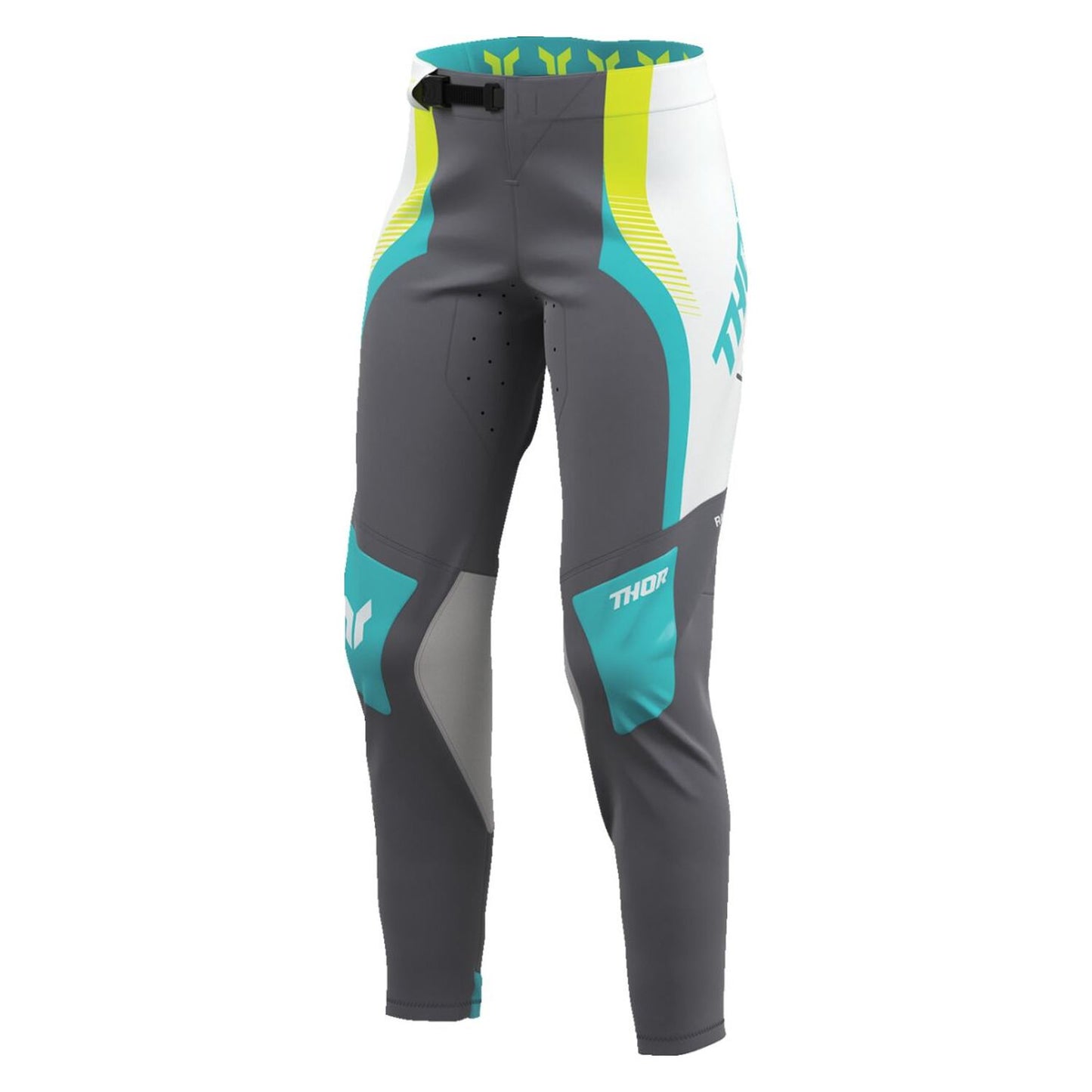 Thor 2026 Womens Sportmode Velocity Grey Aqua MX Pants