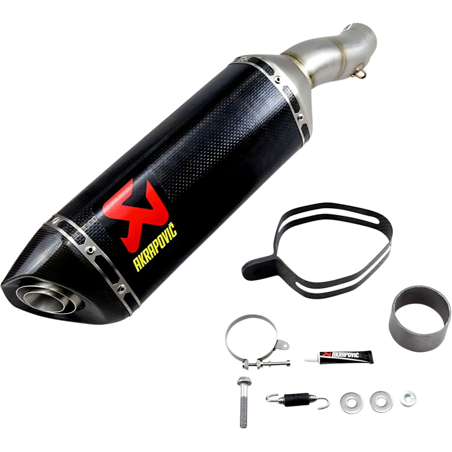 Akrapovic Carbon Fiber Line Slip On Silencer For Kawasaki ZX-6 R 600 Ninja Performance 2013-2014