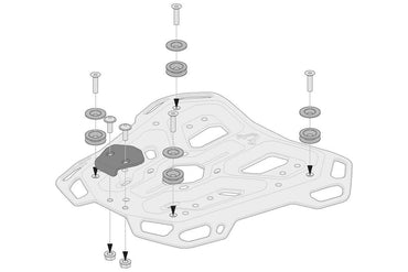SW-Motech Adapter kit for Adventure-RACK For Trax ADV/ION/EVO GPT.00.152.35100/B