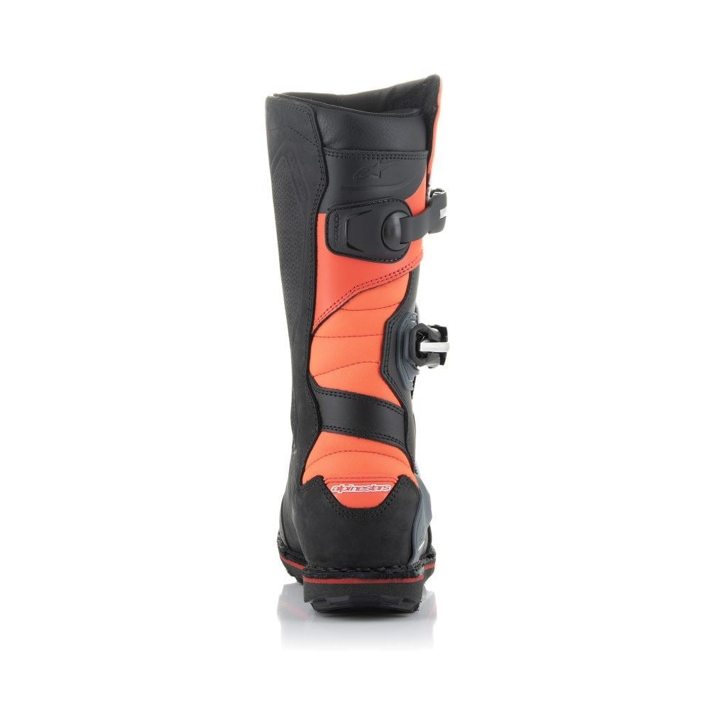 Alpinestars 2027 Tech-T Trials Boots Black Grey Red Fluo