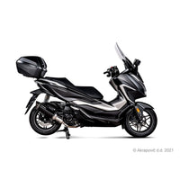 Akrapovic Stainless Steel Black Line Slip On Silencer For Honda ADV 350 ABS 2022-2024