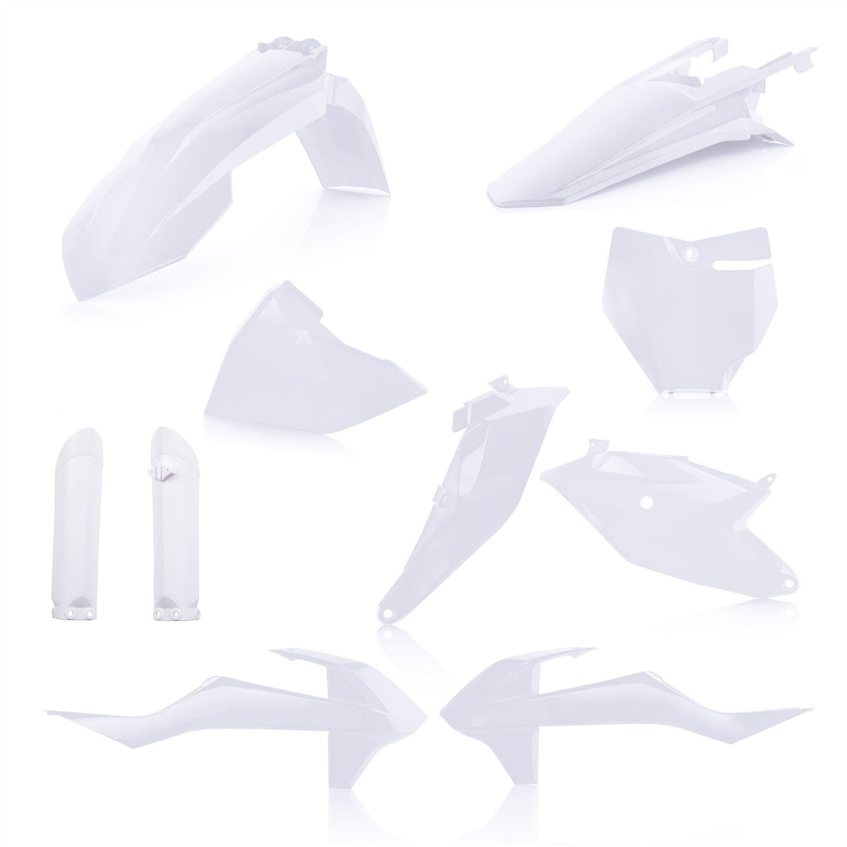 Acerbis Full Plastic Kit White 2 For Gas Gas MC 85 2021-2024