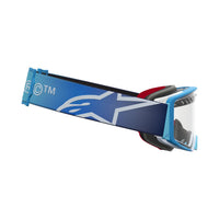 Alpinestars 2027 Supertech Dura Air Fluid MX Goggles Blue Fade Silver Clear