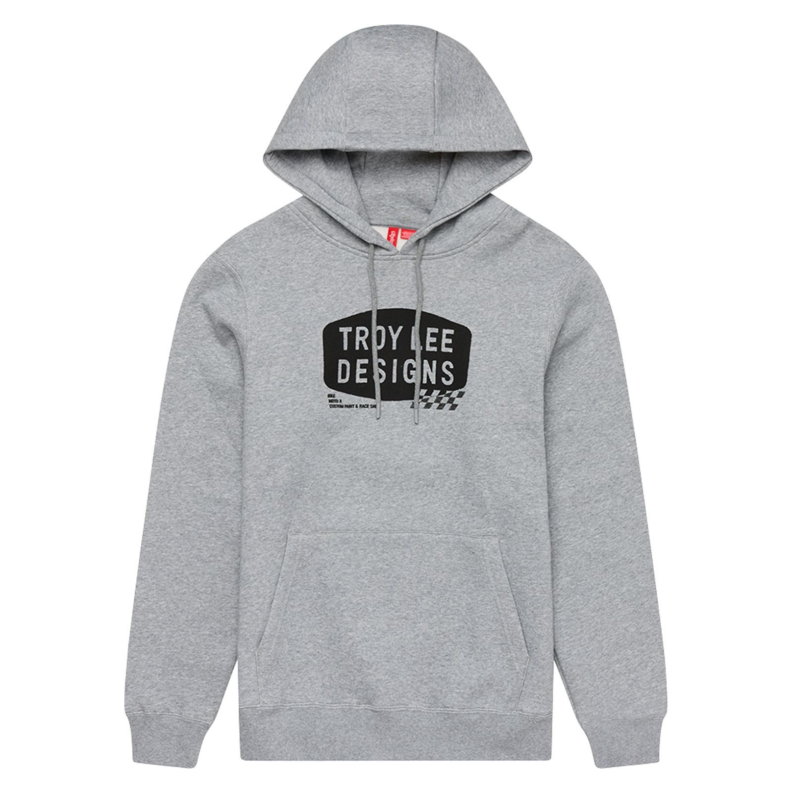 Troy Lee Designs Spring 2025 MX Stamp Hoodie Grey Heather