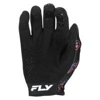 Fly Racing 2026 Motocross Gloves Lite Outline  Black Red Purple