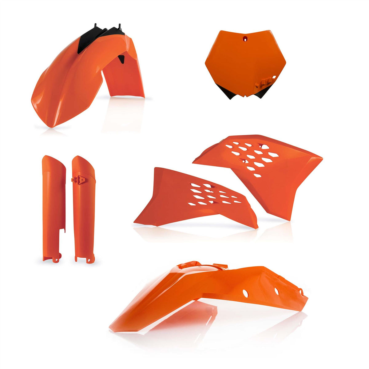 Acerbis Full Plastic Kit Orange For KTM SX-F 350 2008-2010