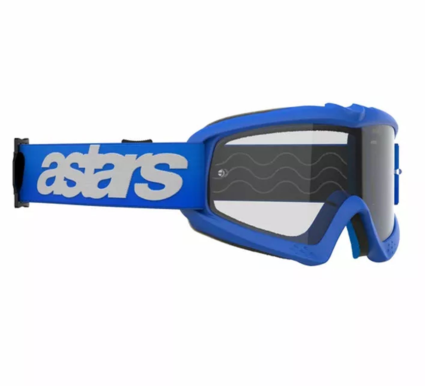 Alpinestars 2025 Goggles Youth Vision Blaze Blue Clear