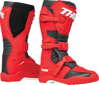Thor 2024 Youth Blitz XR Red Charcoal Motocross Boots