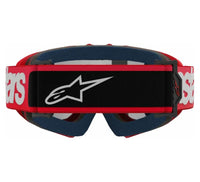 Alpinestars 2025 Goggles Youth Vision Blaze Red Mirror Silver