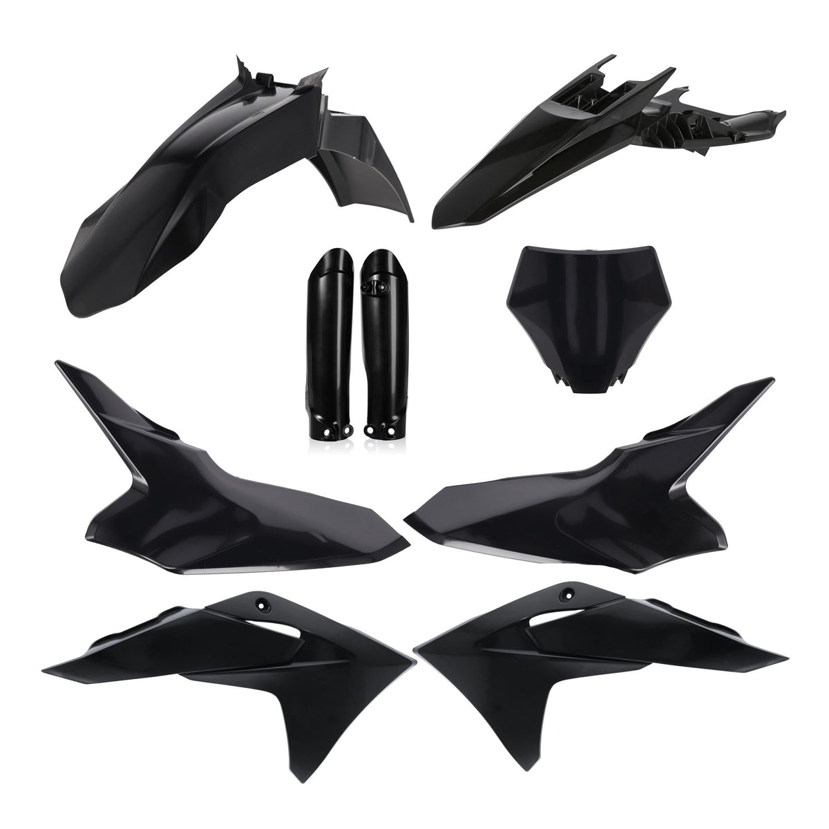 Acerbis Full Plastic Kit Black For Gas Gas MC-E 3 2025-2026