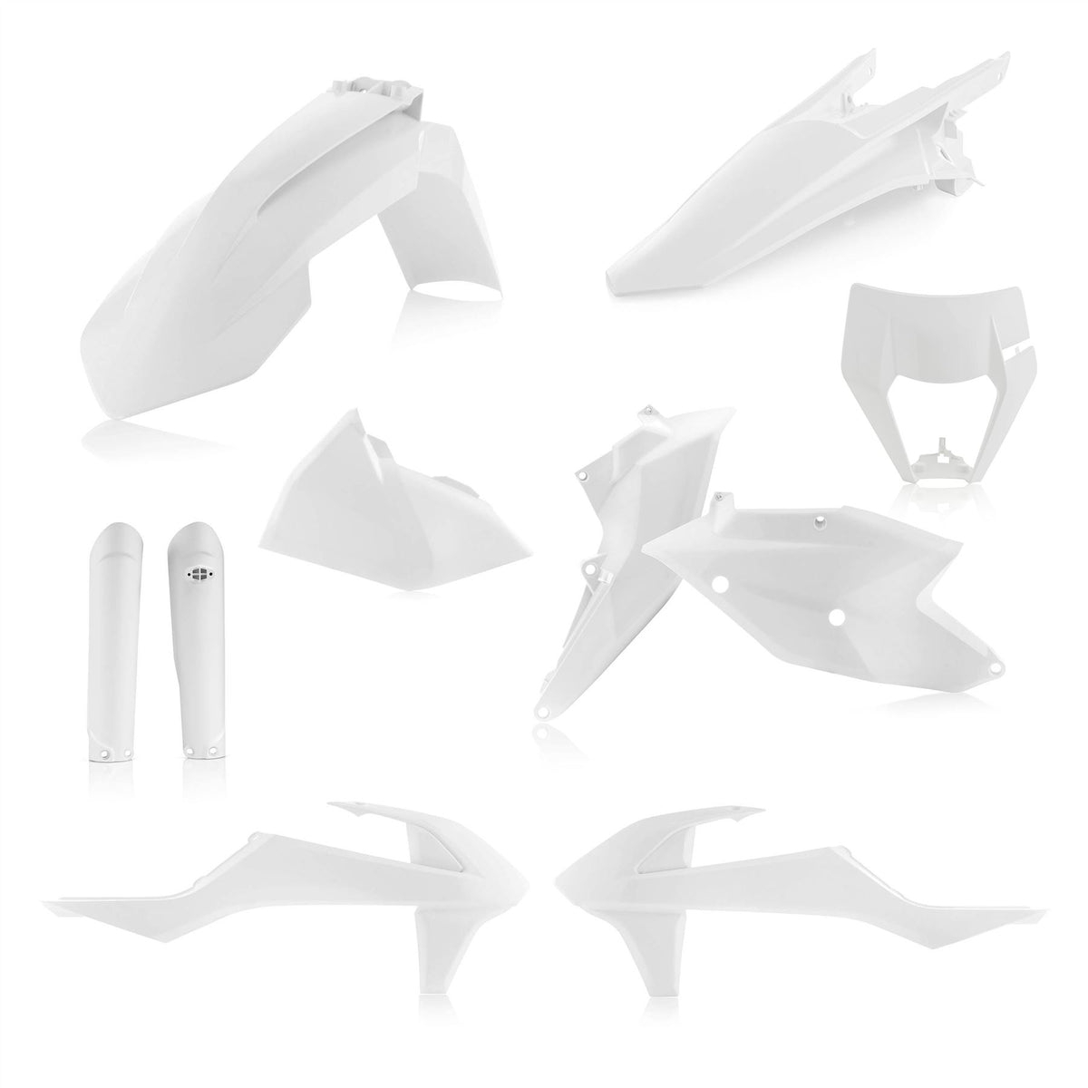 Acerbis Full Plastic Kit White For KTM EXC 300 2017