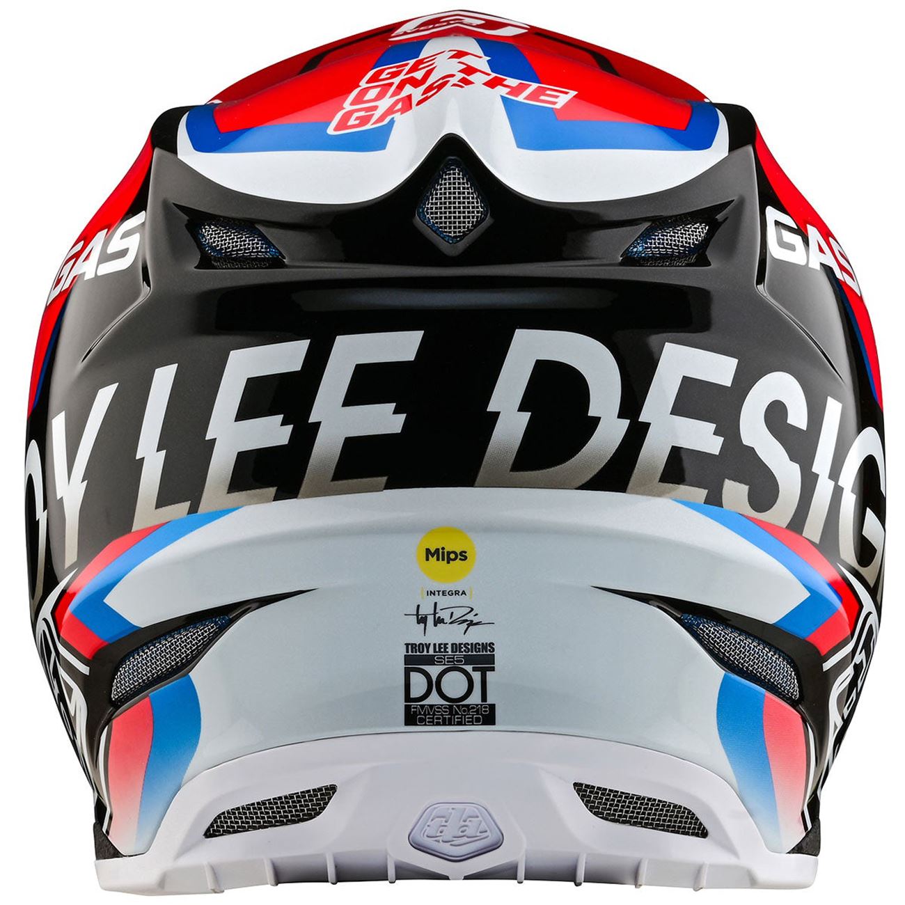 Troy Lee Designs 2025 Motocross Helmet SE5 Composite Gas Gas Fumes