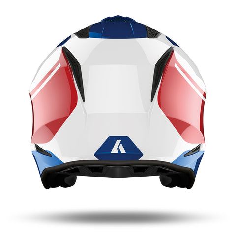 Airoh Trials Helmet 2024 TRRS Keen Blue Red Gloss