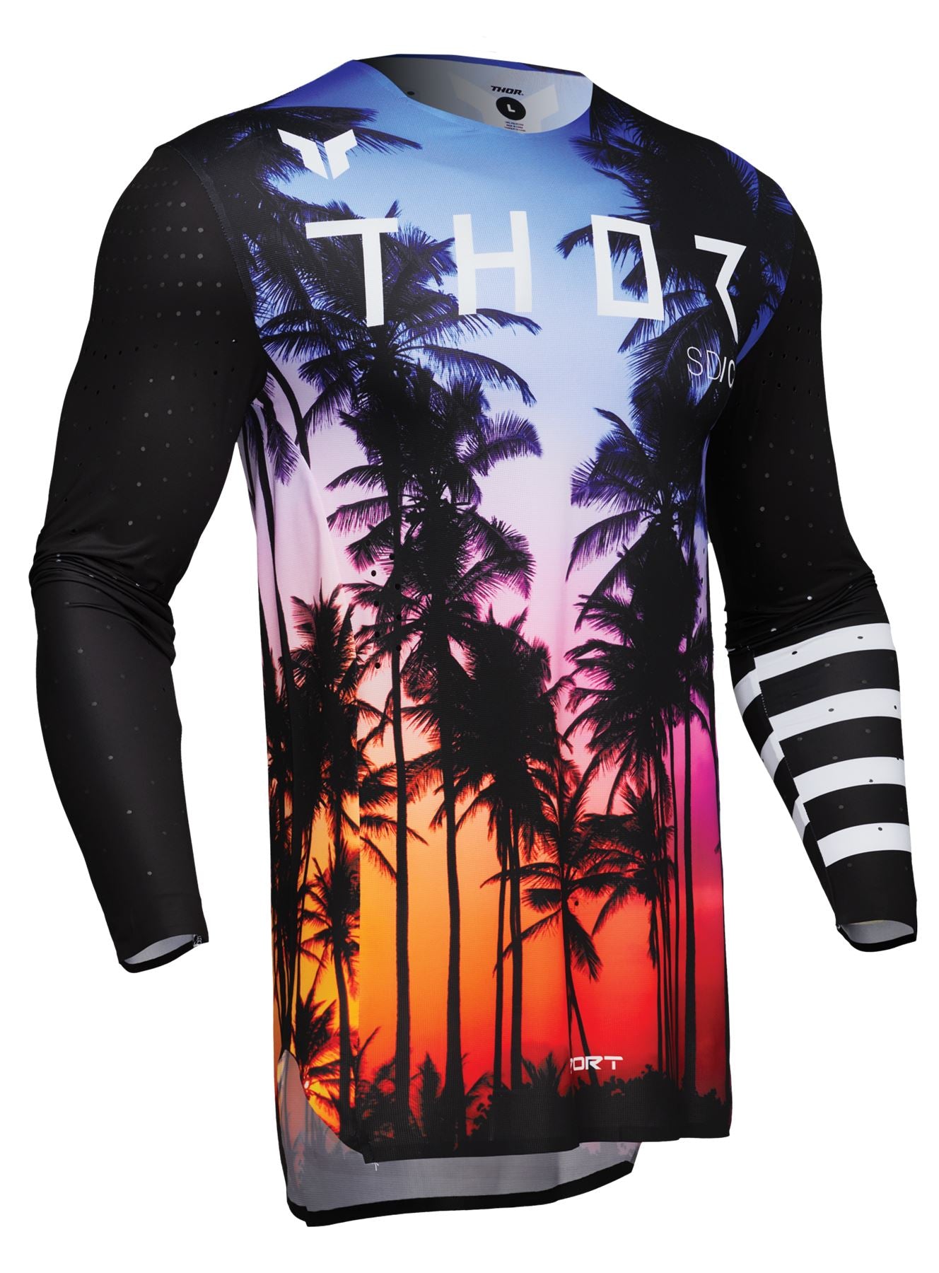Thor 2025 Motocross Jersey Sportmode SD Black Pink
