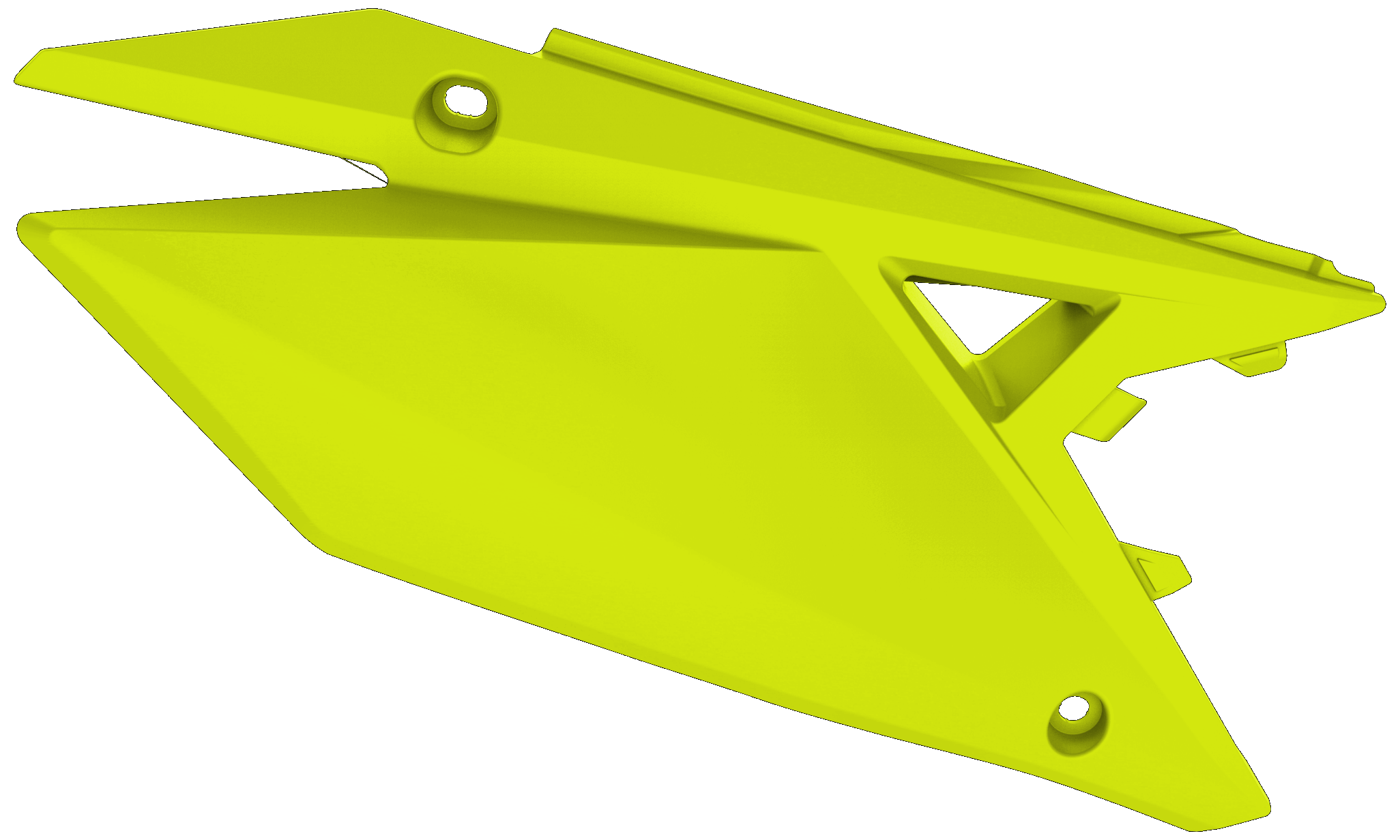 Polisport Side Panels Flo Yellow-Black For Suzuki RMZ 450 2018