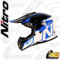 Nitro Youth Helmet MX 620 Podium Black Blue White