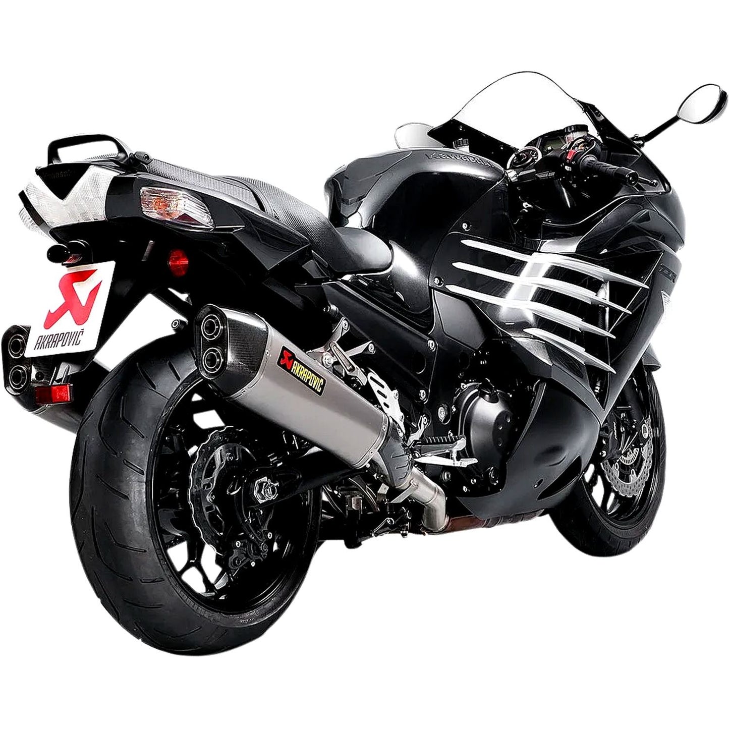 Akrapovic Titanium Line Slip On Silencer For Kawasaki ZX-14 R 1400 ABS Ninja SE 2016-2018