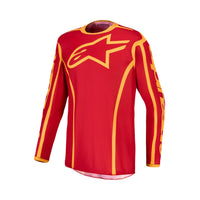 Alpinestars 2027 Fluid Apex MX Jersey Fire Red Gold