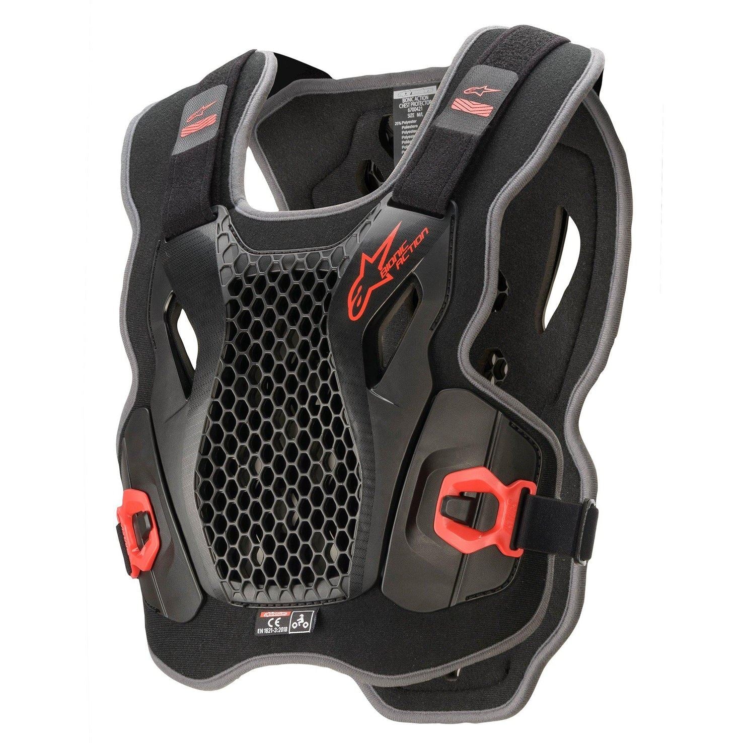 Alpinestars 2024 Bionic Action Chest Protector Black Red