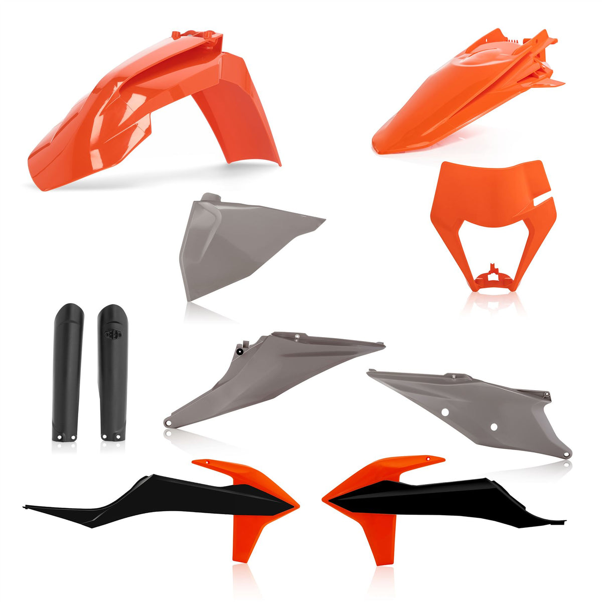 Acerbis Full Plastic Kit 2021 Colourway For KTM EXC-F 500 2020-2023