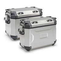 Kappa Bike Luggage K’FORCE MONOKEY Full Luggage System Silver For Aprilia Tuareg 660 ABS 2021-2024