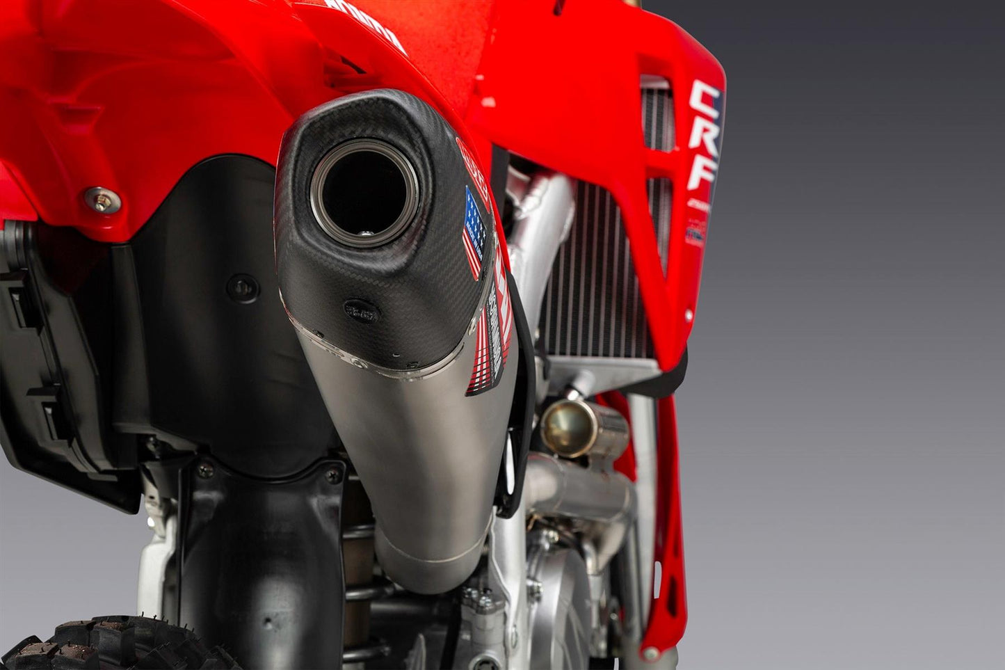 Yoshimura RS-12 Full Exhaust System Stainless Steel Carbon Cap For Motocross Enduro Motorcycles
