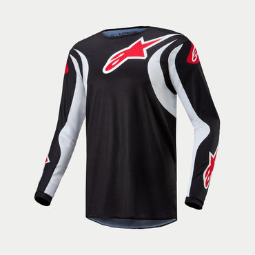 Alpinestars 2024 Fluid Lucent Motocross Jersey Black White Clearance