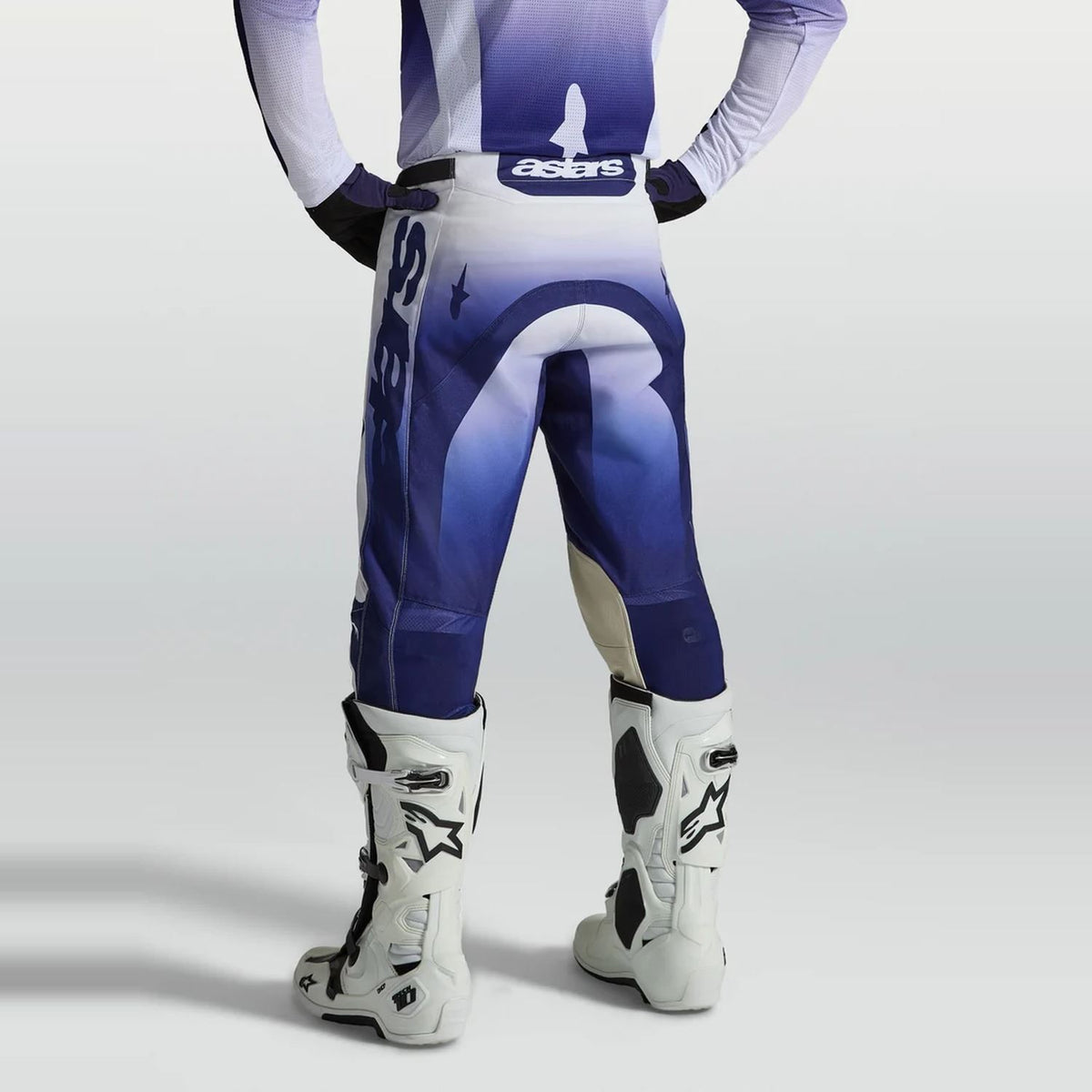 Alpinestars 2027 Racer Air Amber MX Pants Blue Navy White
