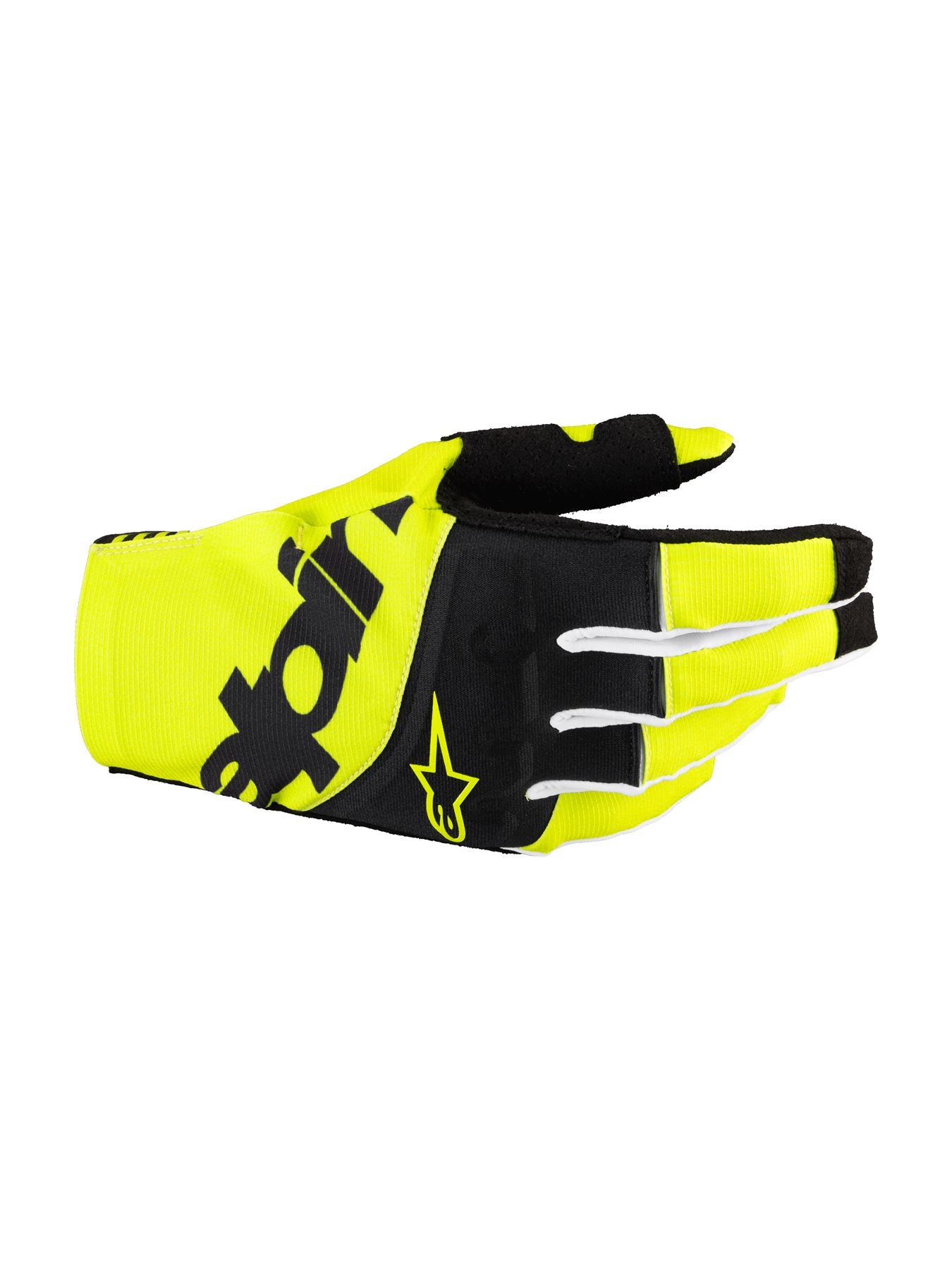 Alpinestars 2026 Techstar Motocross Gloves Black Yellow Fluo