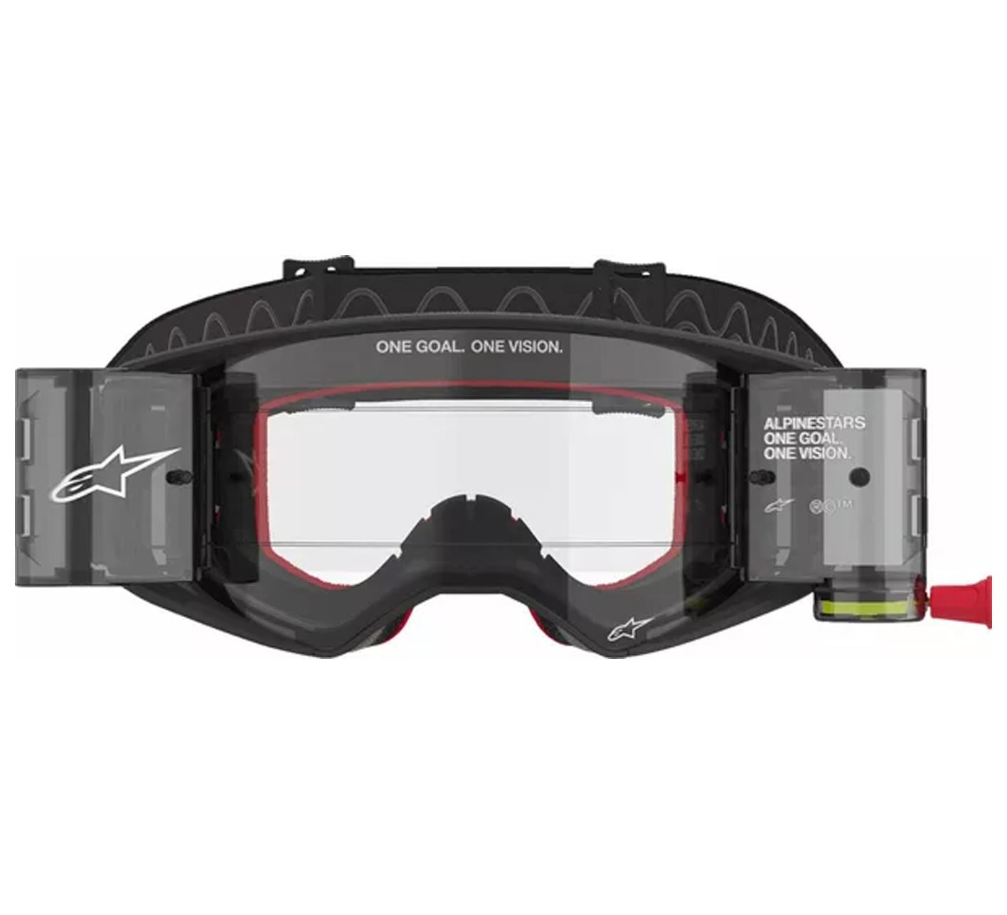 Alpinestars 2025 Goggles Supertech Corp Roll Off Black Grey Clear