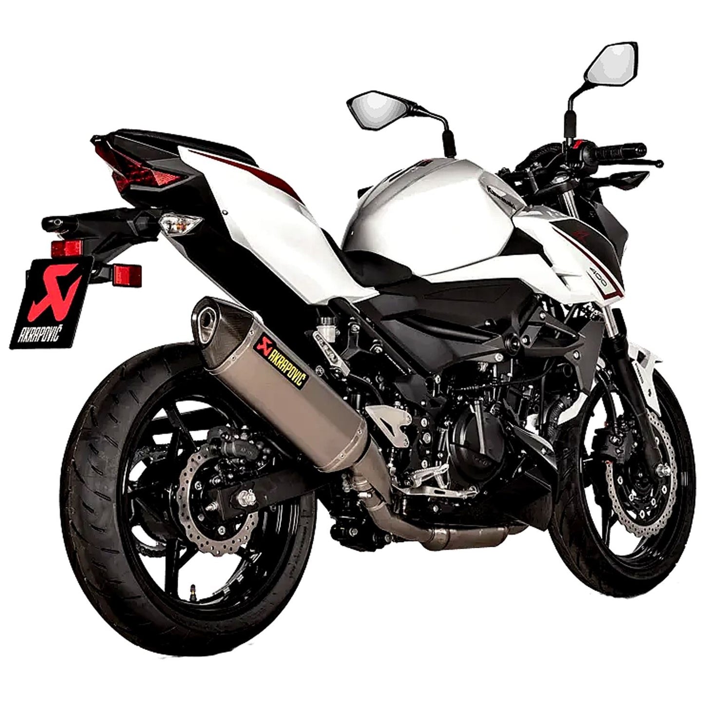 Akrapovic Titanium Line Slip On Silencer For Kawasaki Z 400 ABS Sport 2023