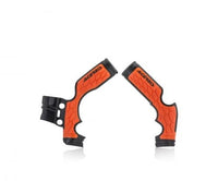 Acerbis X-Grip Frame Protector Guards Black Orange For Gas Gas MC 65 2021-2023