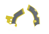 Acerbis X-Grip Frame Protector Guards Yellow Grey For Suzuki RM-Z 250 2010-2018