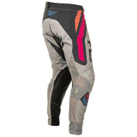 Fly Racing 2025 Lite Vice Motocross Pants Light Grey Pink Coral