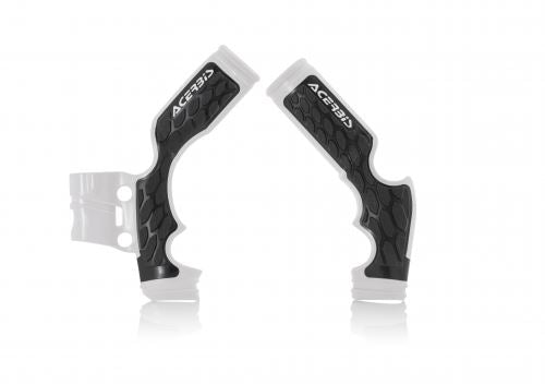 Acerbis X-Grip Frame Protector Guards Black For Husqvarna TC 65 2016-2023