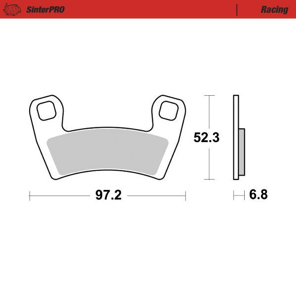 Moto-Master Pro Racing Sintered Brake Pads