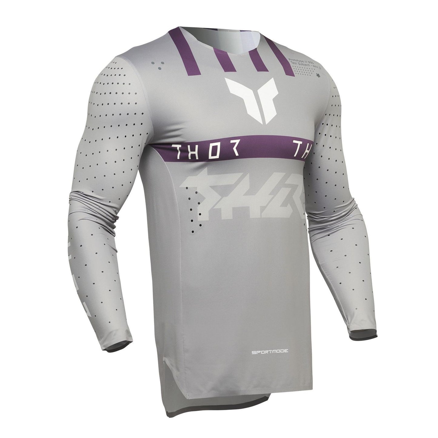 Thor MX Spring 2025 Combo Kit Sportmode Flite Grey Purple