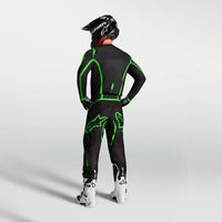 Alpinestars 2027 Fluid Apex MX Combo Kit Black Green Fluo
