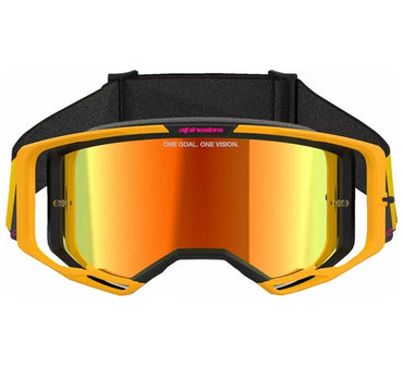 Alpinestars 2025 Goggles Vision 8 Corp Yellow Pink Mirror Red