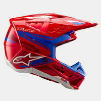 Alpinestars 2026 Supertech SM5 Action 2 Bright Red Blue Motocross Helmet