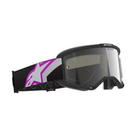 Alpinestars 2026 Vision 5 Corp Motocross Goggles Light Grey Purple Mirror Silver One Size