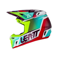 Leatt 2024 Helmet Moto 8.5 V23 Neon with 5.5 Goggles & Helmet Bag