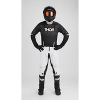 Thor Pulse Mono Black White Motocross Combo Kit CLEARANCE